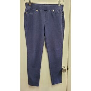 Michael‎ Kors Pants Women's Dark Blue Stretch Straight  Skinny Pants Size Large